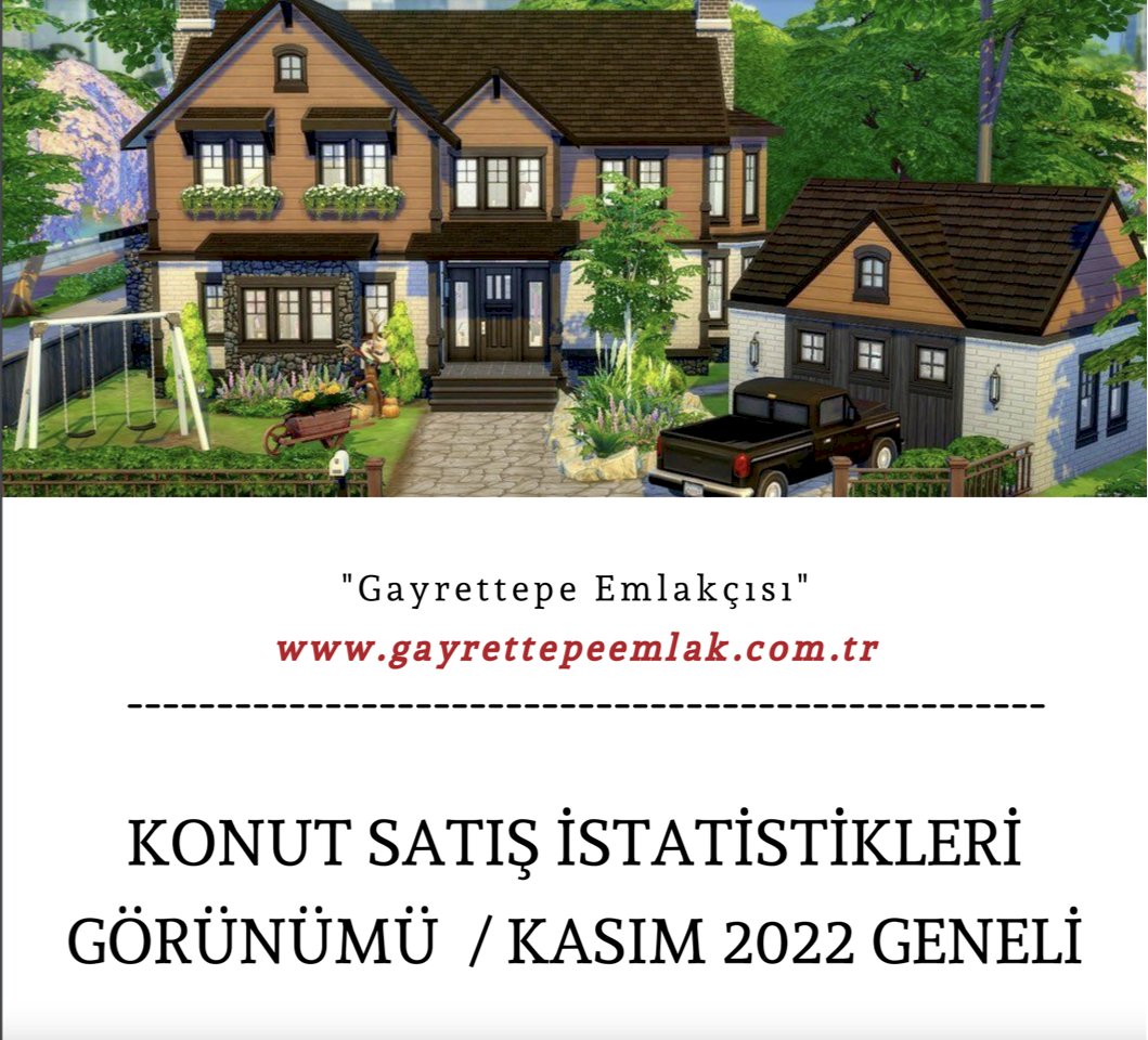 Mesken Konut Satış Verileri Kasım 2022 Geneli
