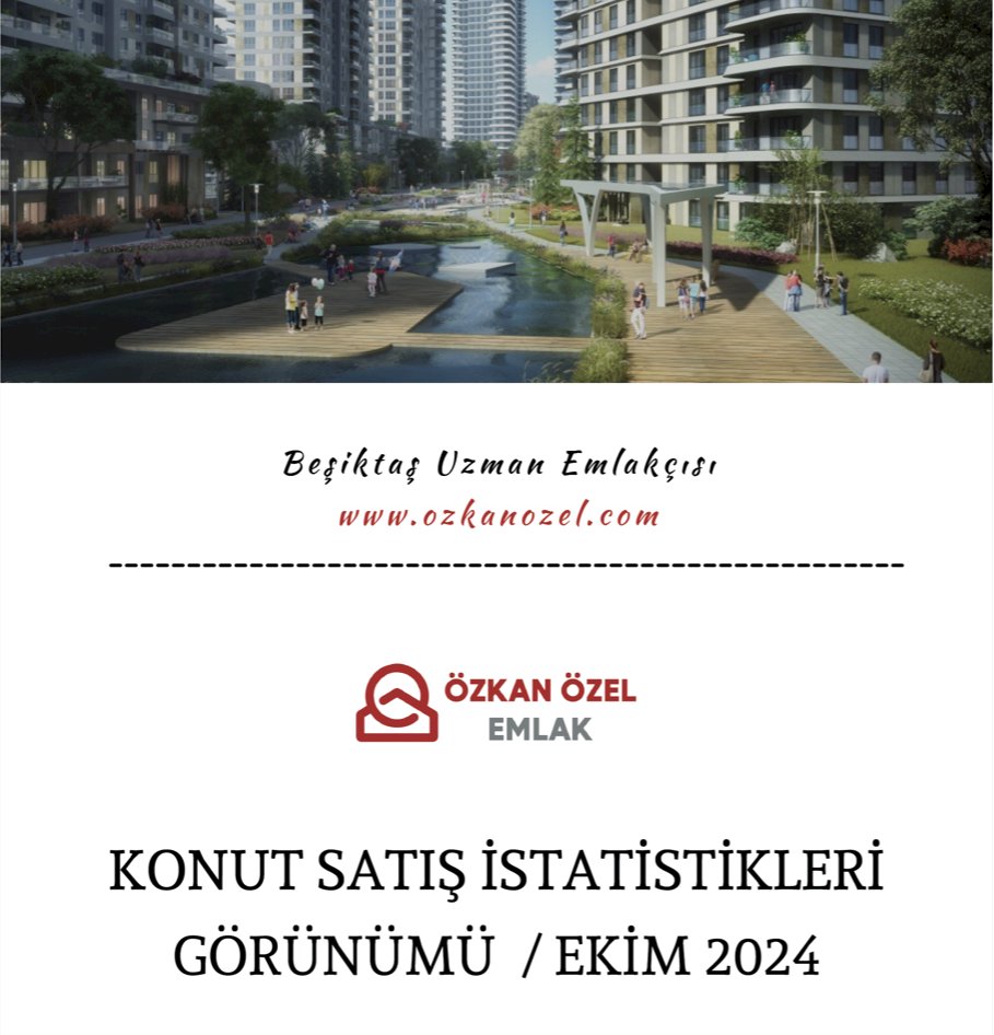 KONUT SATIŞ İSTATİSTİKLERİ GÖRÜNÜMÜ / EKİM 2024