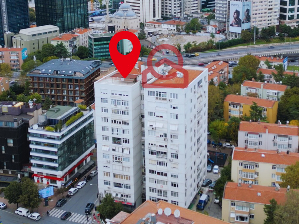 Gayrettepe'nin En Kıymetli Binası Esengül Apt'nda Yüksek Katta 3+1 Kiralık Daire